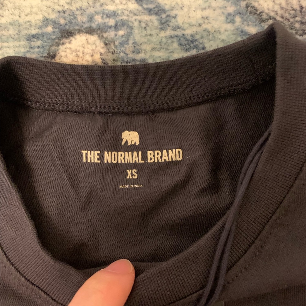 NWT The Normal Brand Lennox Jersey Midi T-Shirt Dress - Picture 2 of 9